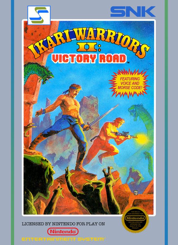 Ikari Warriors III box art for NES